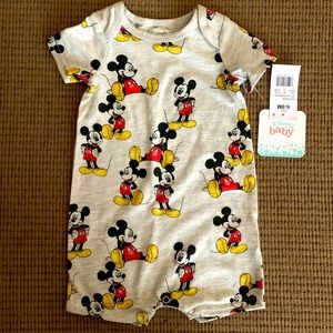 New Mickey Mouse short sleeve romper